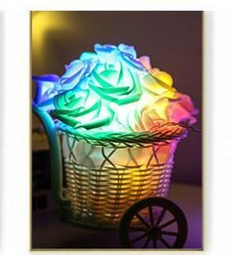 Rose LED String Lights – Elegant Decoration for Romantic Atmosphere