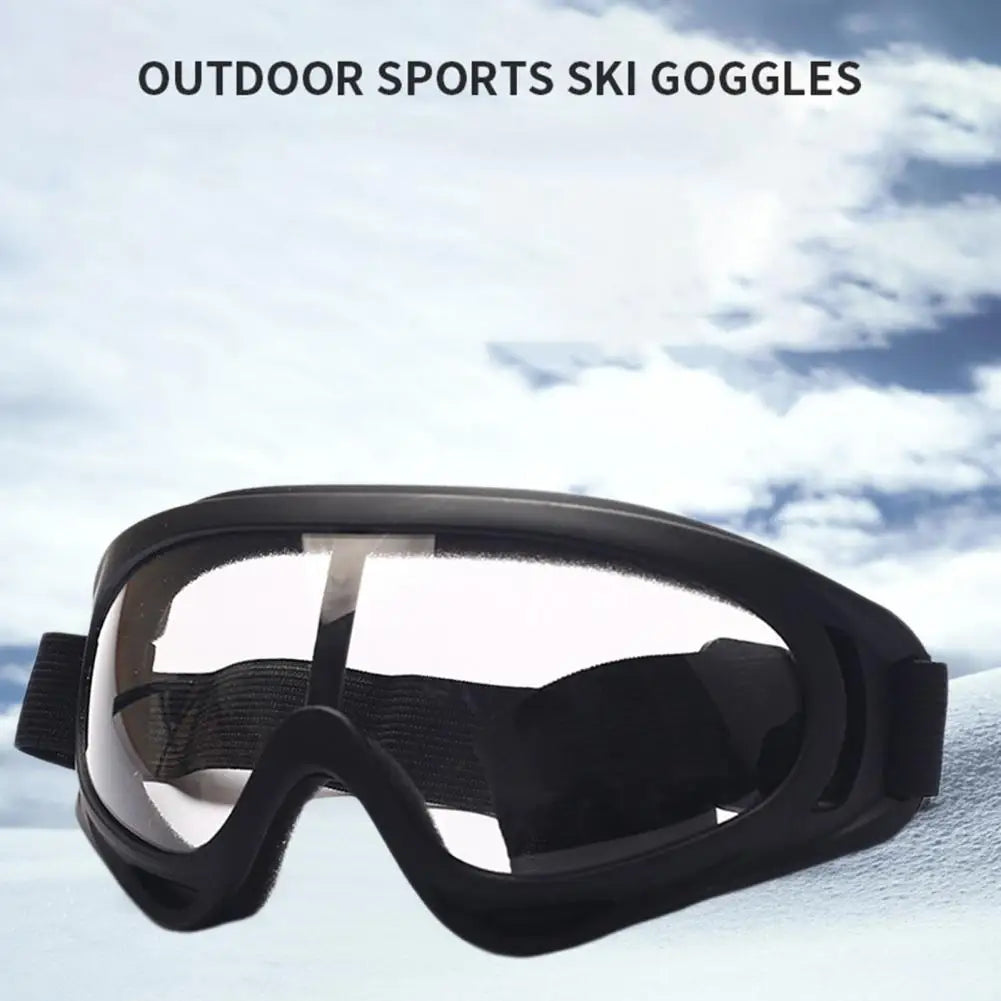 Lunettes de Ski Anti-Buée et Coupe-Vent avec Protection UV – Masque de Ski Ajustable pour Cyclisme et Snowboard