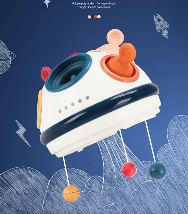 Interactive Pop-Up Toy for Babies – Montessori Educational Developmental Game – Cause and Effect Learning Toy