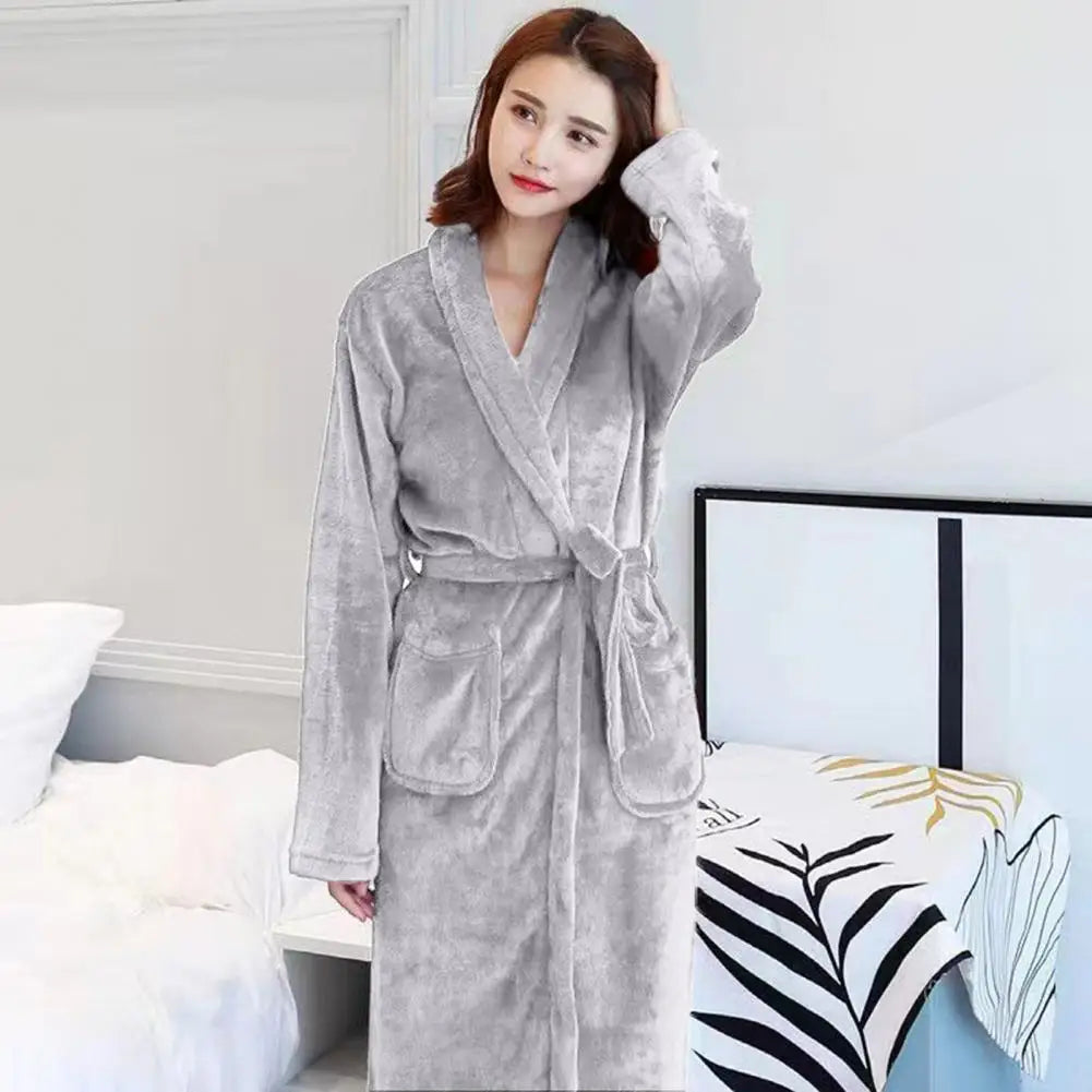 Bathrobe with adjustable belt