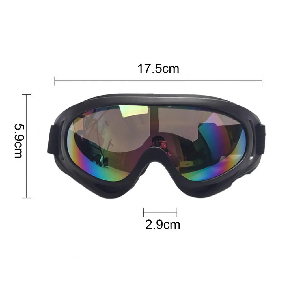 Lunettes de Ski Anti-Buée et Coupe-Vent avec Protection UV – Masque de Ski Ajustable pour Cyclisme et Snowboard