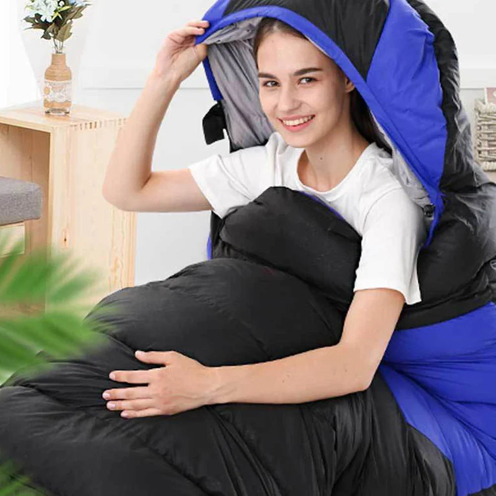 Heated sleeping bag
