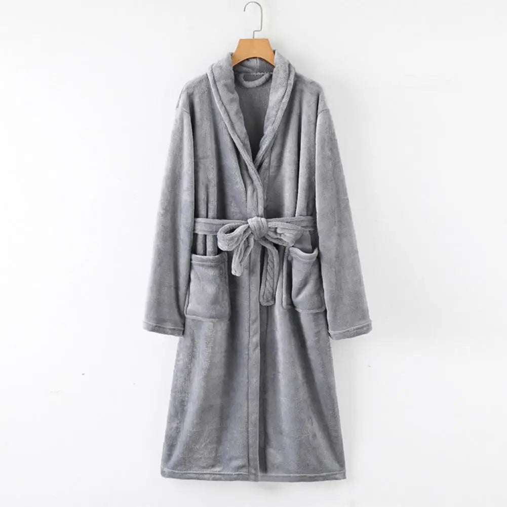 Bathrobe with adjustable belt