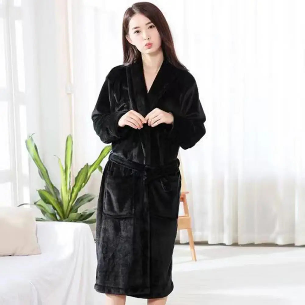 Bathrobe with adjustable belt
