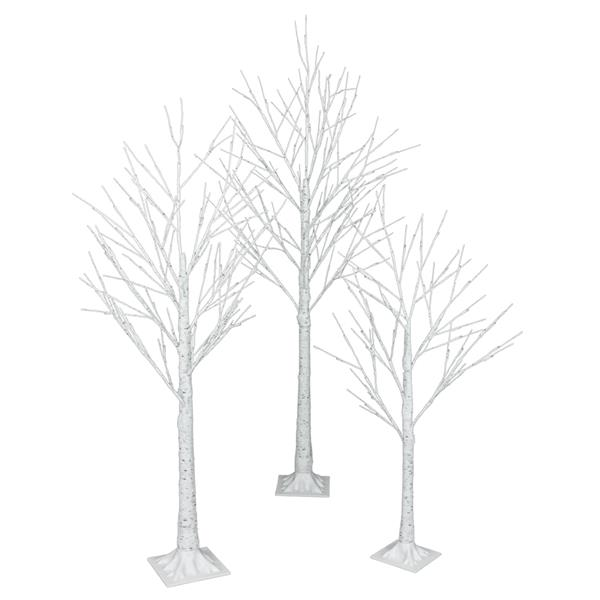 Arbre de Noël Flocon de Neige 4FT avec 48 Lampes LED – Éclat Festif et Ambiance Magique