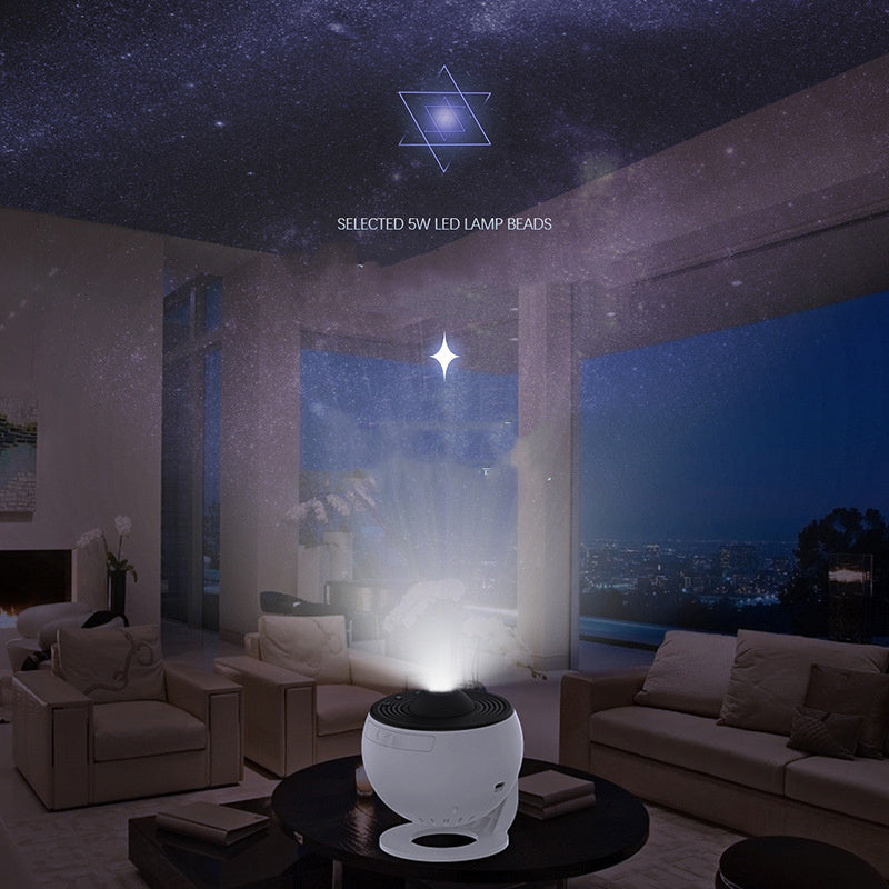 Projecteur Galaxy et Ciel Étoilé - Lampe Planétarium Rotative 360° - Lumière Ambiance pour Chambre d&