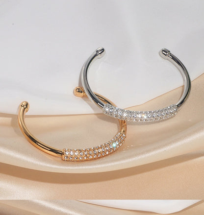 Bracelet Plaqué Or avec Diamants – Élégance et Raffinement pour Toutes Occasions