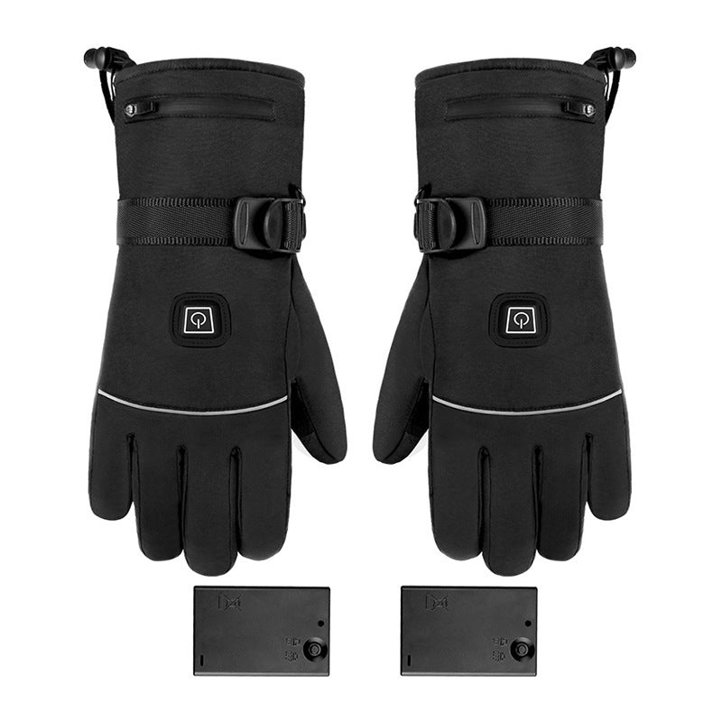 Thermostat Heated Gloves – Waterproof, Non-Slip and Touchscreen – Ideal for Skiing and Motorcycling