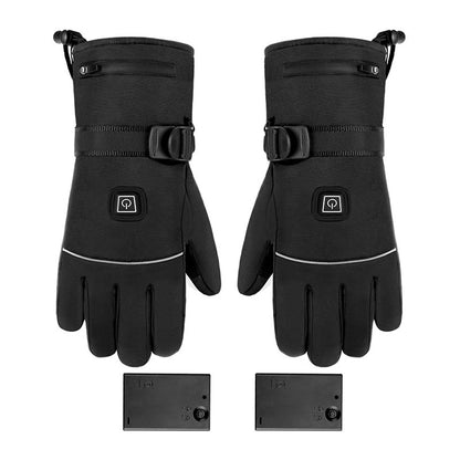 Thermostat Heated Gloves – Waterproof, Non-Slip and Touchscreen – Ideal for Skiing and Motorcycling