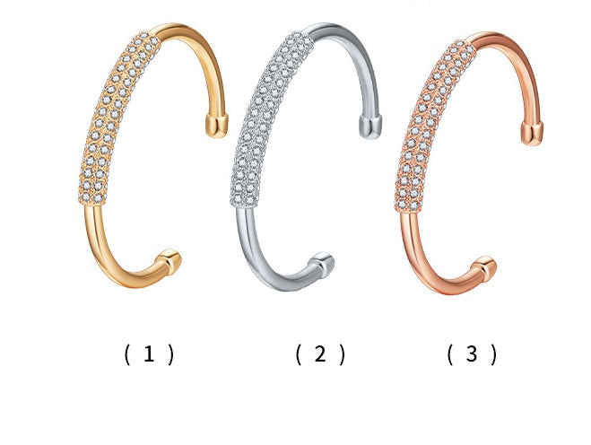 Bracelet Plaqué Or avec Diamants – Élégance et Raffinement pour Toutes Occasions