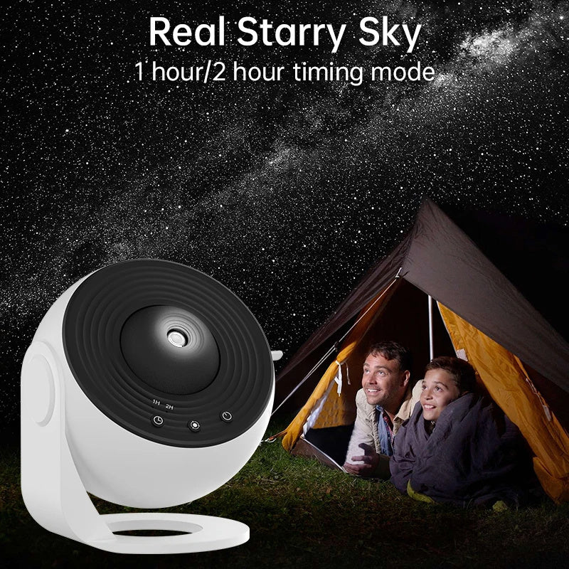 Projecteur Galaxy et Ciel Étoilé - Lampe Planétarium Rotative 360° - Lumière Ambiance pour Chambre d&