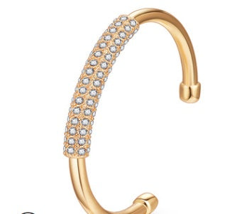 Bracelet Plaqué Or avec Diamants – Élégance et Raffinement pour Toutes Occasions