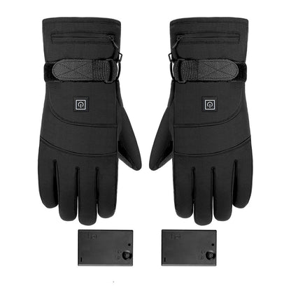 Thermostat Heated Gloves – Waterproof, Non-Slip and Touchscreen – Ideal for Skiing and Motorcycling