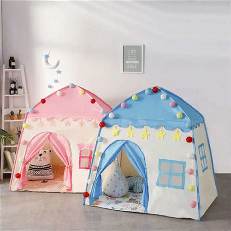 Tente Enfant Tipi Château de Princesse – Pliable pour Jeux Intérieurs et Extérieurs – Maison de Jeu pour Jardin ou Chambre