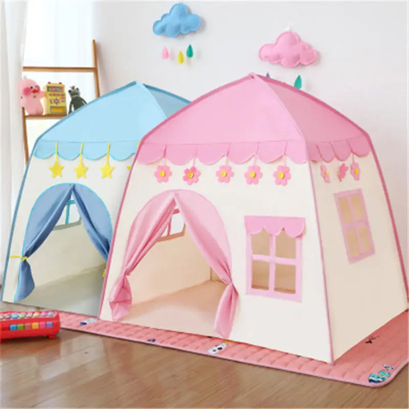 Tente Enfant Tipi Château de Princesse – Pliable pour Jeux Intérieurs et Extérieurs – Maison de Jeu pour Jardin ou Chambre