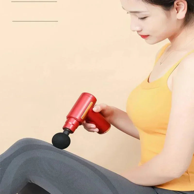 Mini Pistolet de Massage Portable – Léger, Ajustable et Idéal pour le Corps Entier – Massage Profond des Tissus