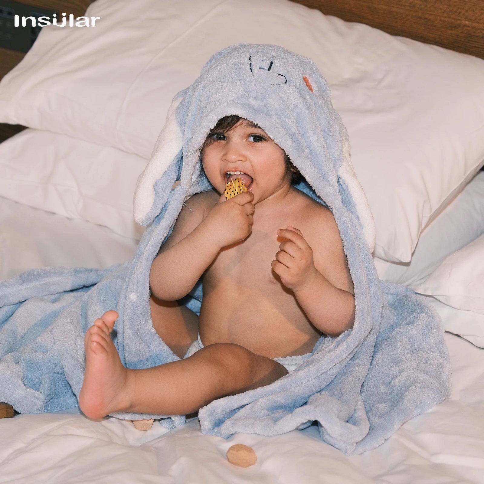 Cape de Bain à Capuche pour Bébé – Peignoir Super Doux en Tissu Moelleux pour Nouveau-nés, Garçons et Filles