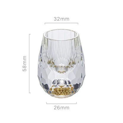 Ensemble de verres en cristal de luxe