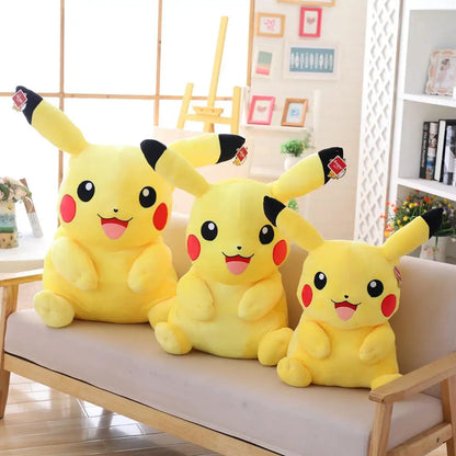 Peluche Kawaii Pikachu – Jouet en Peluche Original – Coussin Doux Pikachu pour Enfants – Idéal pour Cadeau