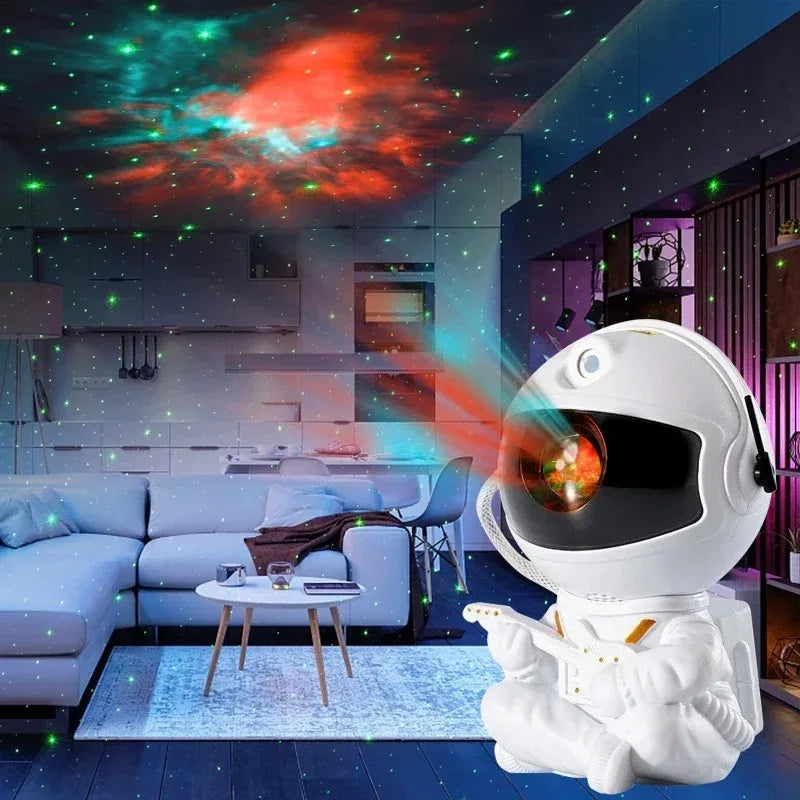 Projecteur Astronaute Galaxy LED – Lampe Étoilée et Décorative pour Chambre d&