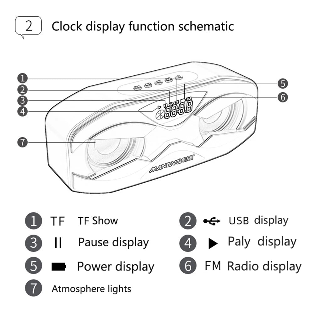 LED Bluetooth Speaker