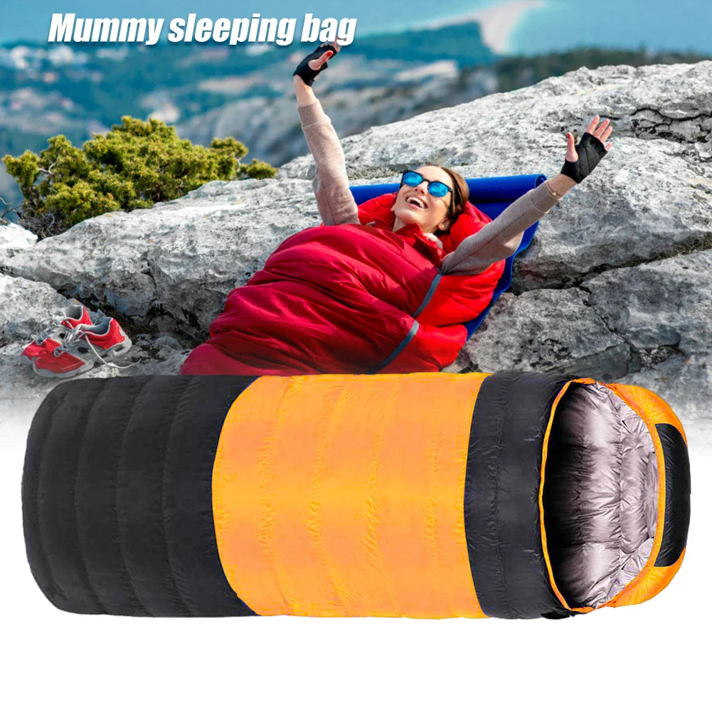 Heated sleeping bag