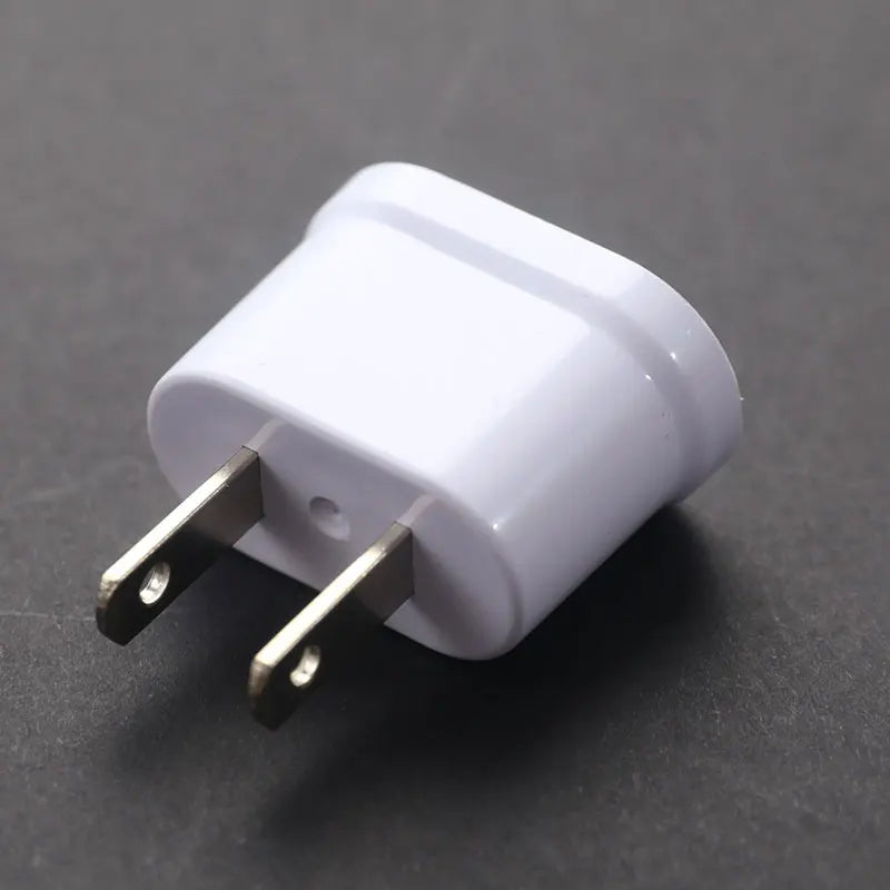 Adaptateur de Voyage Universel US vers EU – Convertisseur de Prise 2 Broches – Chargeur et Prise Électrique Standard