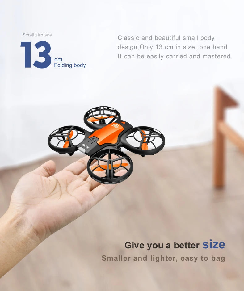 Mini Drone 4K Professionnel avec Caméra HD Grand Angle – Drone WiFi FPV 1080P avec Stabilisation de Hauteur