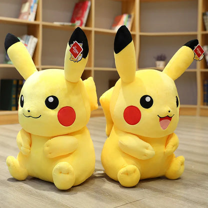 Peluche Kawaii Pikachu – Jouet en Peluche Original – Coussin Doux Pikachu pour Enfants – Idéal pour Cadeau