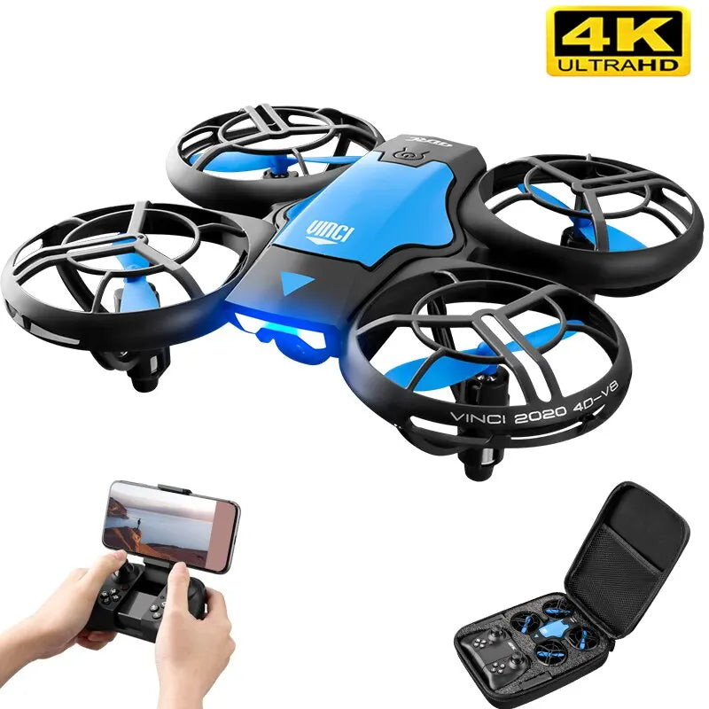 Mini Drone 4K Professionnel avec Caméra HD Grand Angle – Drone WiFi FPV 1080P avec Stabilisation de Hauteur