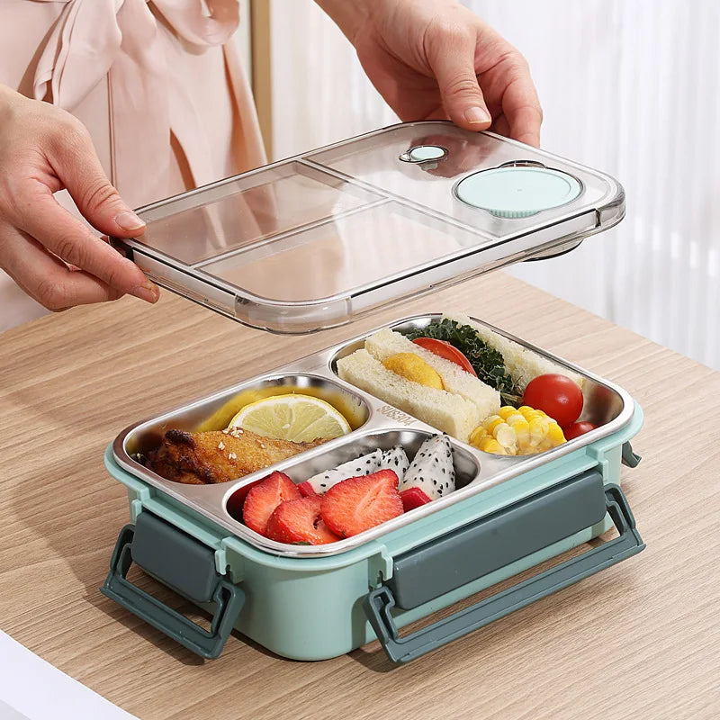 Boîte à Lunch Thermo Portable 850ml pour Enfants et Adultes – Bento Box Idéale pour Soupe et Repas