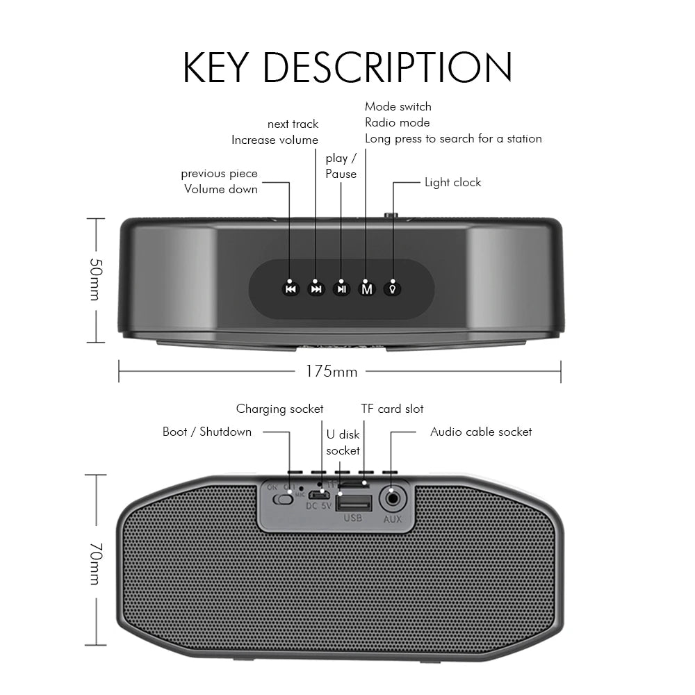 LED Bluetooth Speaker