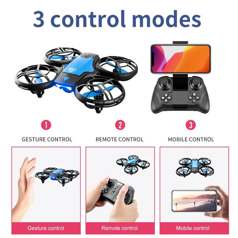 Mini Drone 4K Professionnel avec Caméra HD Grand Angle – Drone WiFi FPV 1080P avec Stabilisation de Hauteur