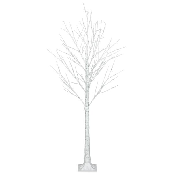 Arbre de Noël Flocon de Neige 4FT avec 48 Lampes LED – Éclat Festif et Ambiance Magique