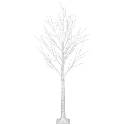 Arbre de Noël Flocon de Neige 4FT avec 48 Lampes LED – Éclat Festif et Ambiance Magique