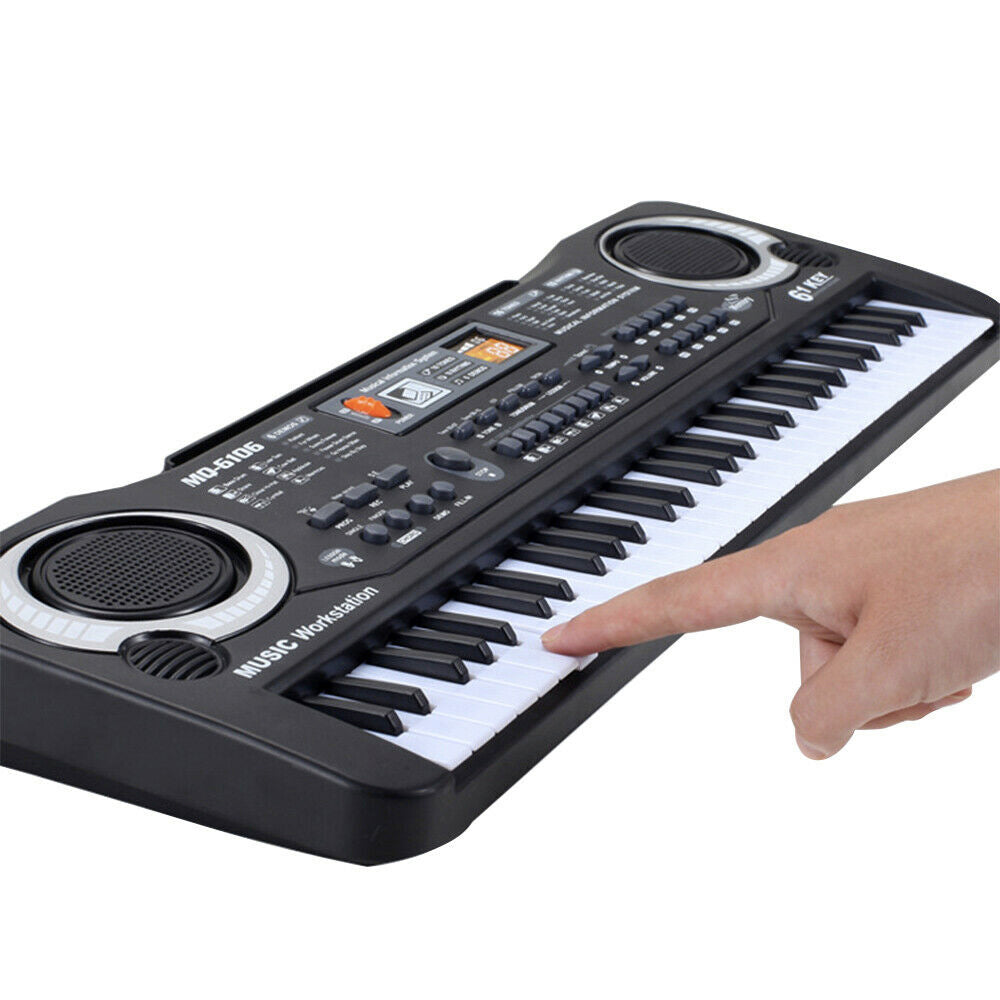 Clavier Électronique Portable – Piano Musical pour Enfants avec Microphone Intégré